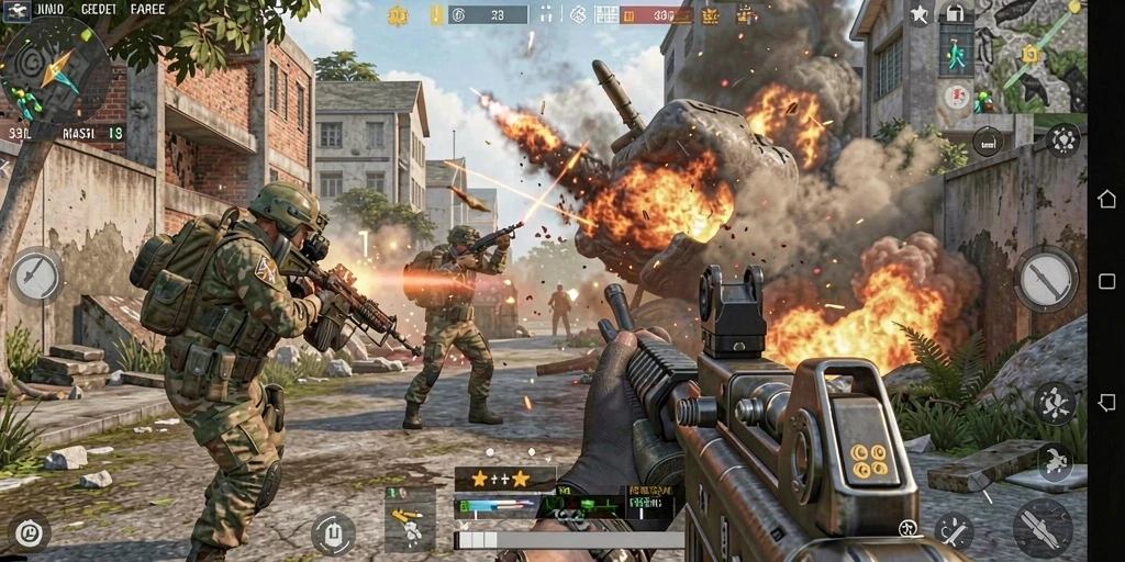 Tangkapan layar gameplay 33L yang memukau dan mendebarkan.
