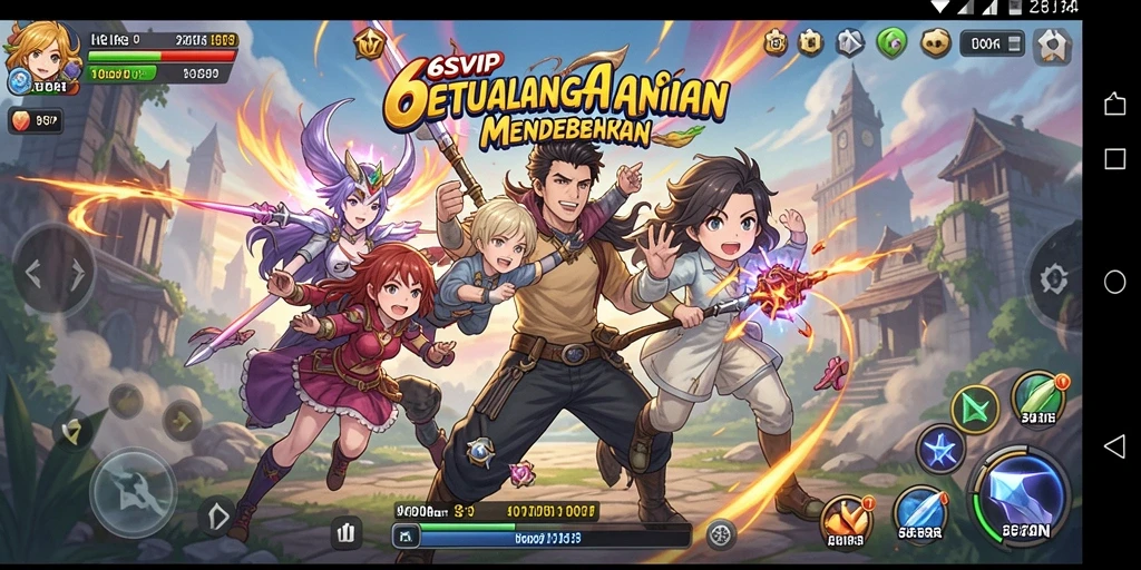 Tampilan gameplay 6SVIP yang menakjubkan dan penuh warna.
