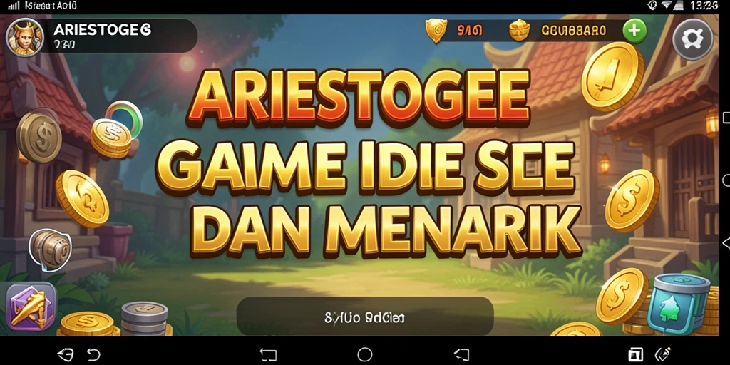 Tampilan menarik gameplay <strong>ARIESTOGEL</strong> dengan elemen Idle yang seru.
