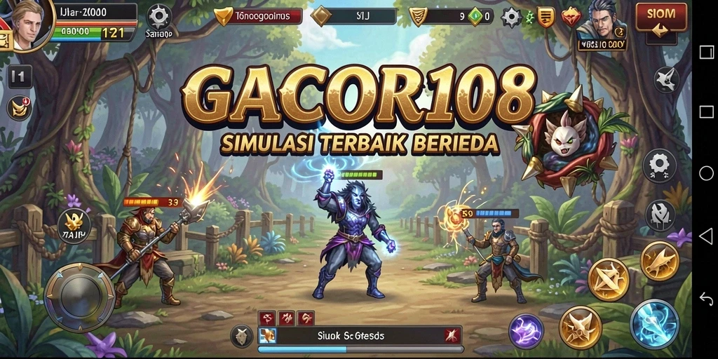 Screenshot GACOR108 menunjukkan gameplay Simulation yang menyenangkan.