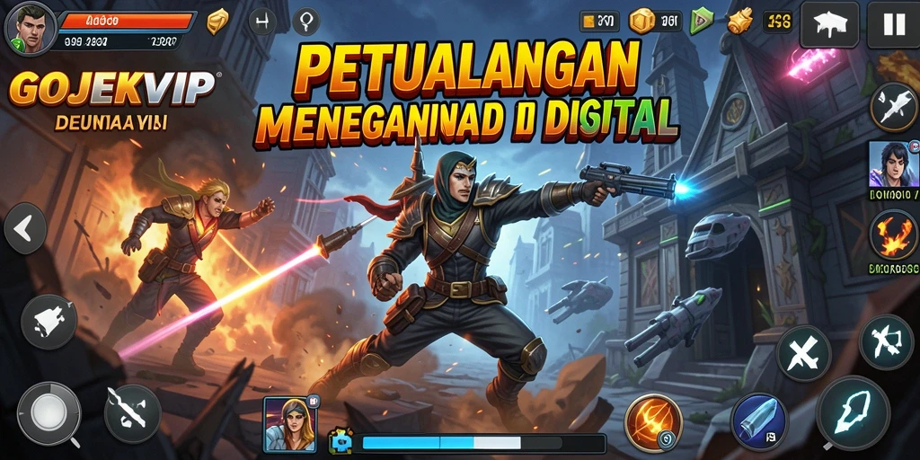 Gameplay seru dan menantang dari GOJEKVIP dalam dunia petualangan.