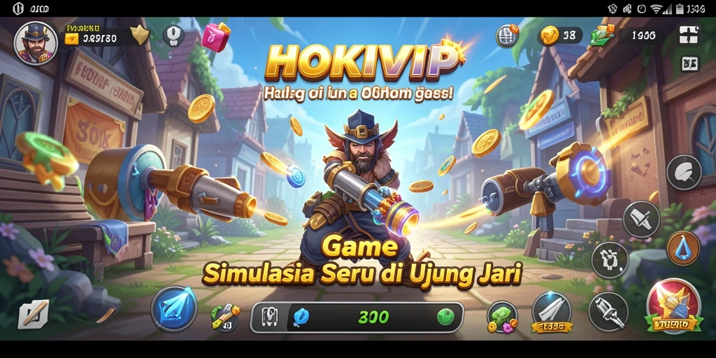 Tampilan gameplay seru di HOKIVIP yang menantang.