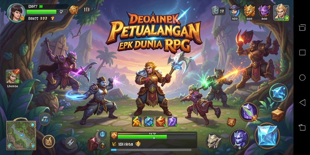 Tampilan gameplay IDR77 yang mendebarkan dan penuh aksi RPG.