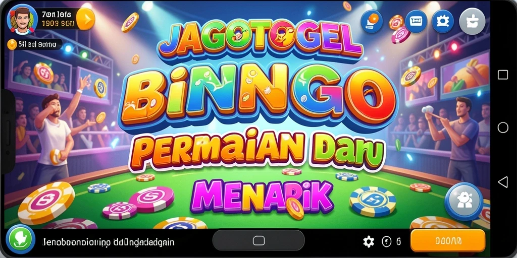 Tampilan gameplay Bingo seru dari aplikasi JAGOTOGEL.