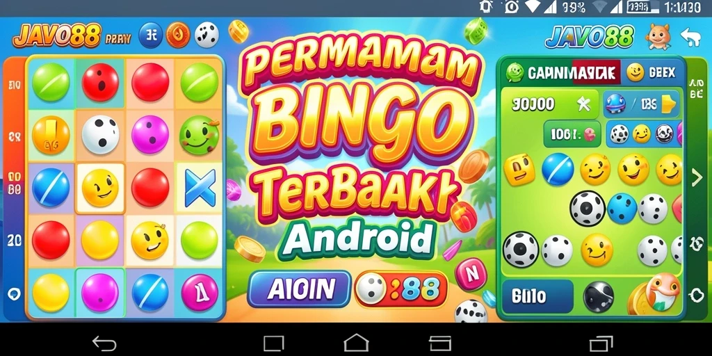 Tampilan gameplay seru dari JAVO88 yang menggambarkan momen bermain Bingo.