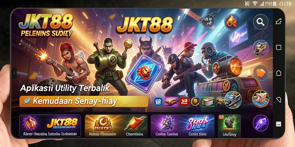 Tampilan utama JKT88 yang menunjukkan fitur pengingat dan manajemen tugas.