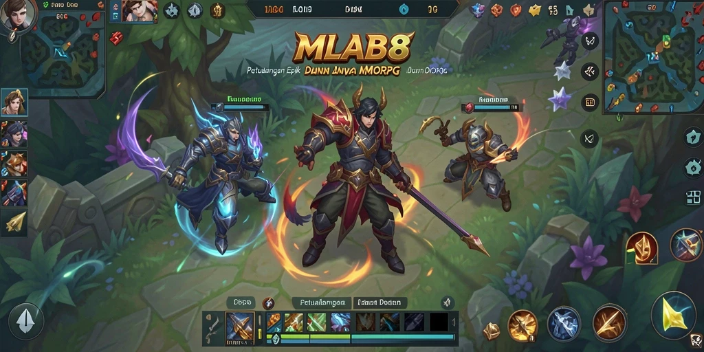 Tampilan menarik dari gameplay MMORPG MLBB8 yang penuh aksi dan petualangan.
