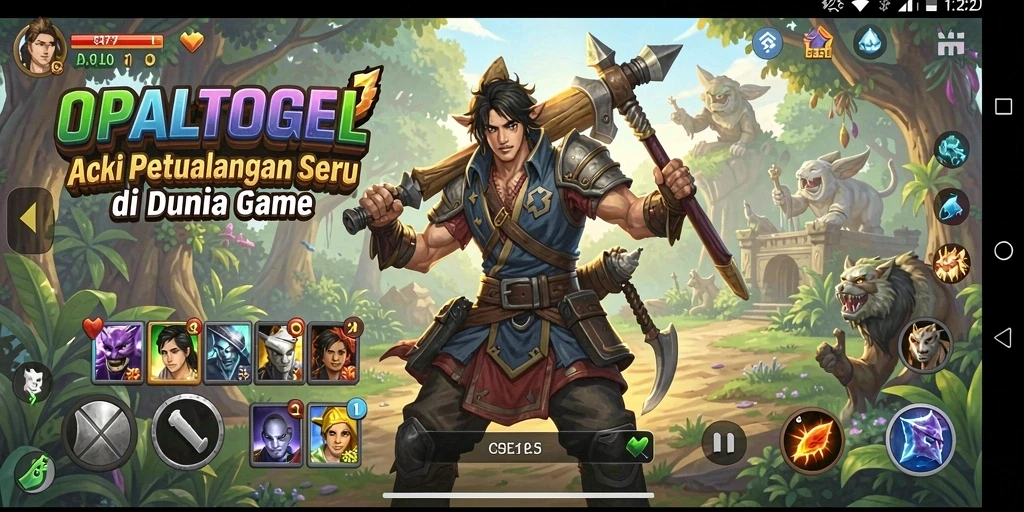 Tampilan gameplay seru dalam OPALTOGEL yang penuh aksi.
