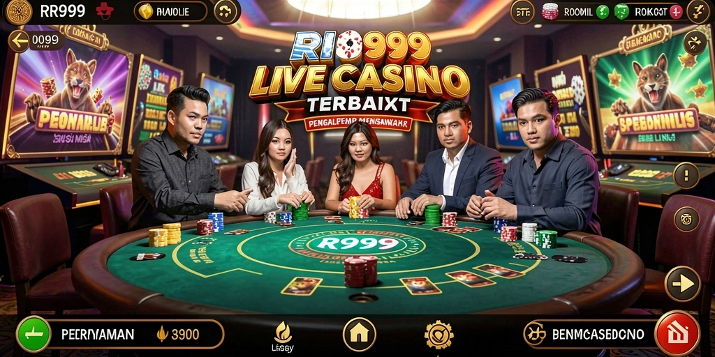 Screenshot gameplay RR999 menampilkan pengalaman Live Casino yang interaktif dan seru.