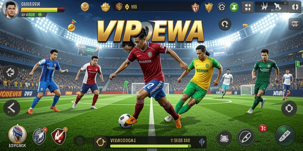 Tampilan menarik dari gameplay olahraga di VIPDEWA.