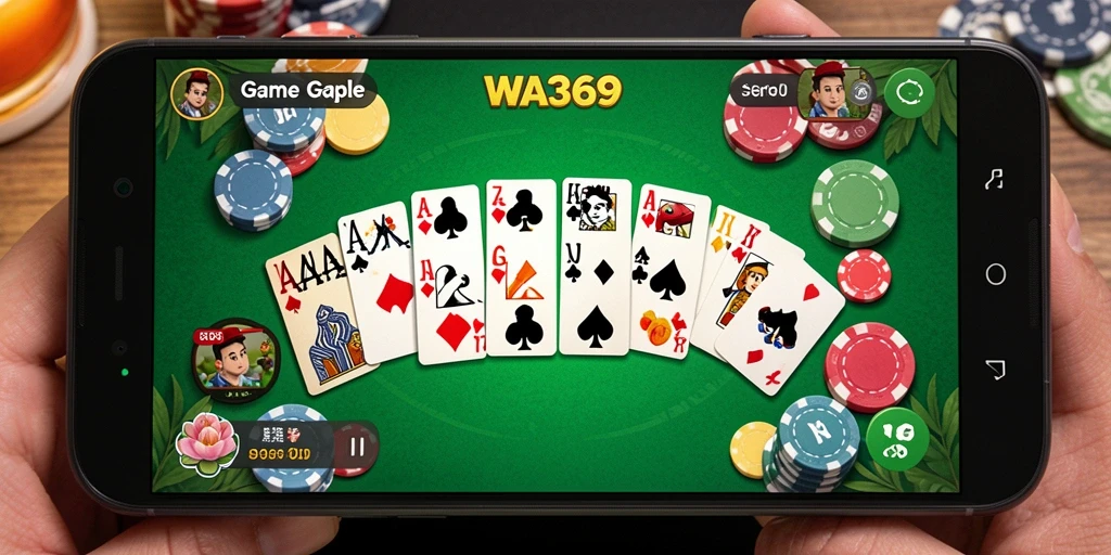 Tampilan gameplay Gaple yang seru dan interaktif.